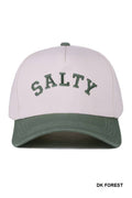 Salty Two-tone Canvas Cotton Cap
