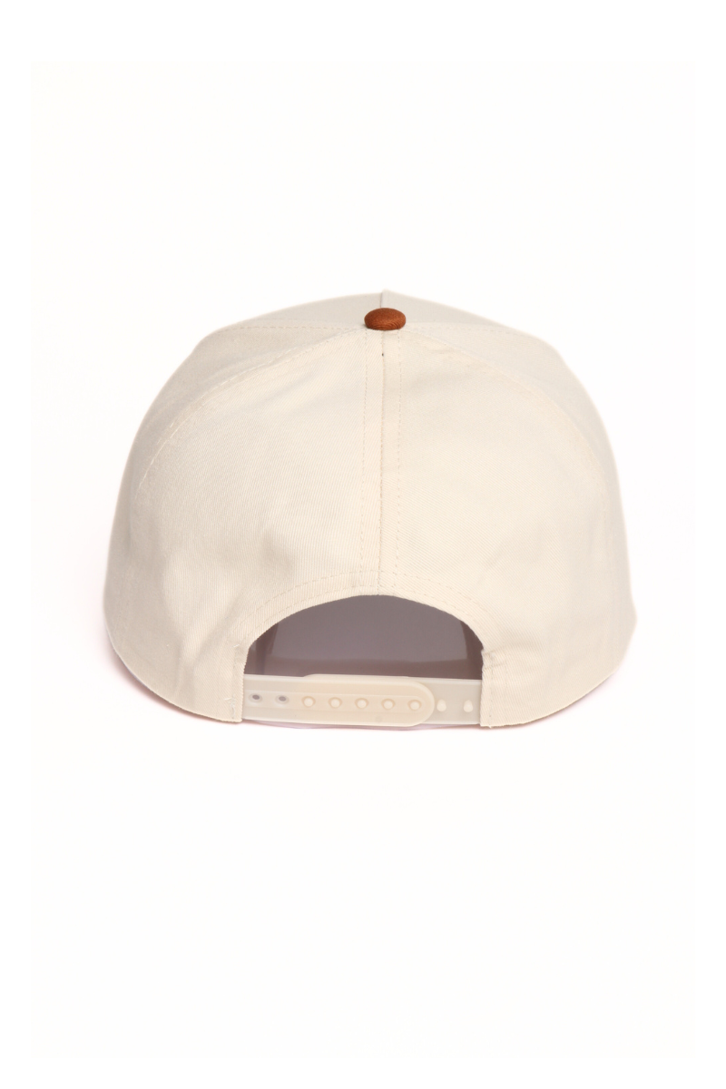 COFFEE RUN Embroidered 5 Panel Two Tone Cap