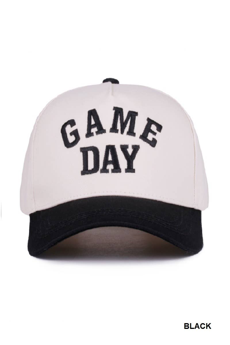Game Day Two-tone Canvas Cotton Cap