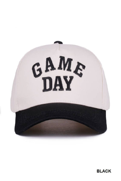 Game Day Two-tone Canvas Cotton Cap